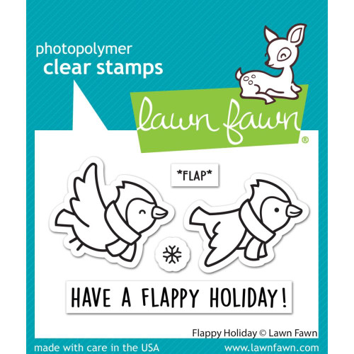 Flappy Holiday Lawn Fawn Stamps LF3229