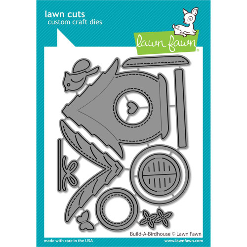Build-a-Birdhouse Lawn Fawn Dies LF3251
