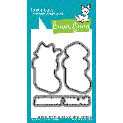 Pawsitive Christmas Lawn Fawn Dies LF3235