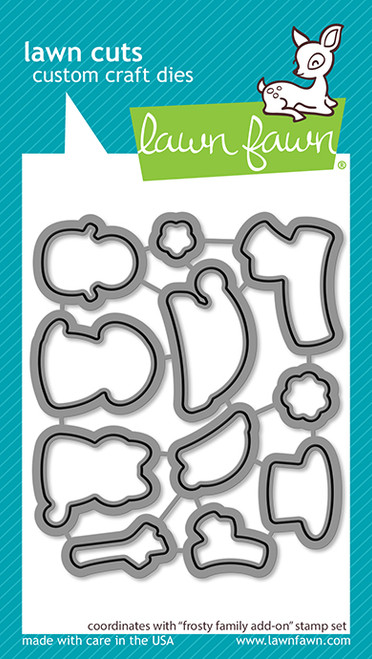 Lawn Fawn Dies frosty family add-on LF3507