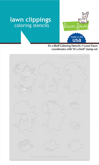 Lawn Fawn Coloring Stencils it's a bird! coloring stencils LF3670