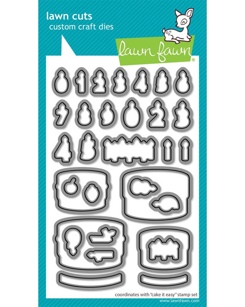 Lawn Fawn Dies cake it easy lawn cuts LF3771