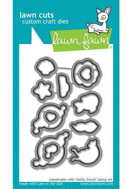 Lawn Fawn Dies shello, friend lawn cuts LF3790