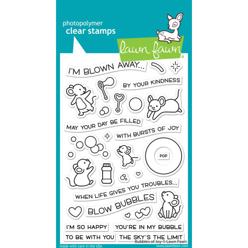 Lawn Fawn Stamps Bubbles of Joy LF2500