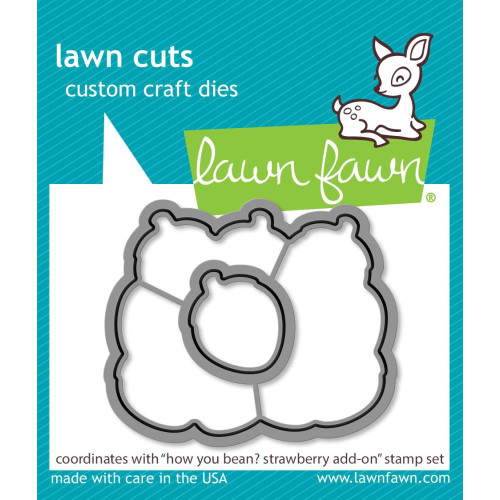 Lawn Cuts Custom Craft Die How You Bean? Strawberries Add-On LF2767