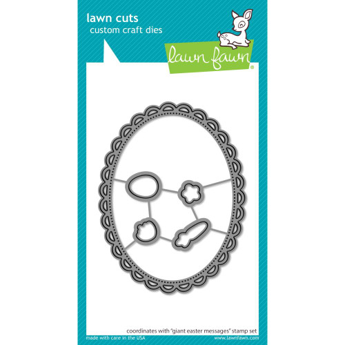 Lawn Cuts Custom Craft Die Giant Easter Messages LF2785