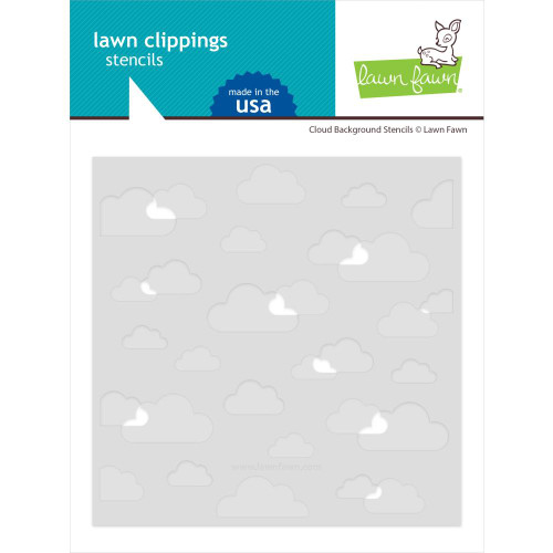 Cloud Background Lawn Fawn stencils LF3110