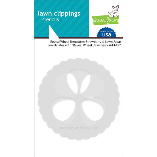 Lawn Clippings Stencils Reveal Wheel Templates: Strawberry LF2817