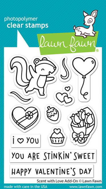 Lawn Fawn Clear Stamps LF2728 Scent With Love Add-On