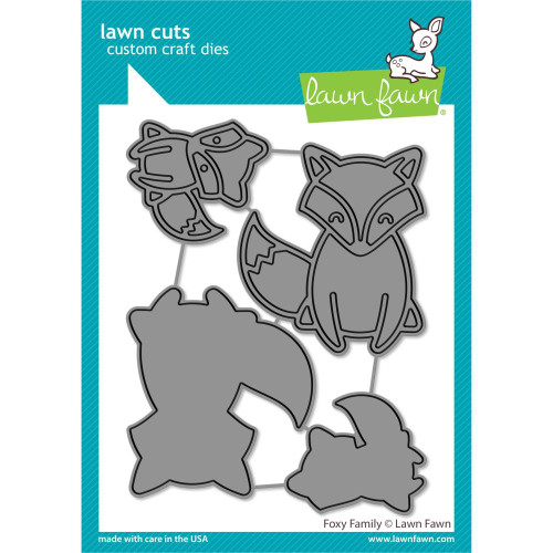Lawn Cuts Custom Craft Die Foxy Family LF2807