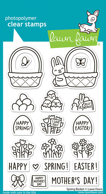 Lawn Fawn Stamps spring basket LF3658