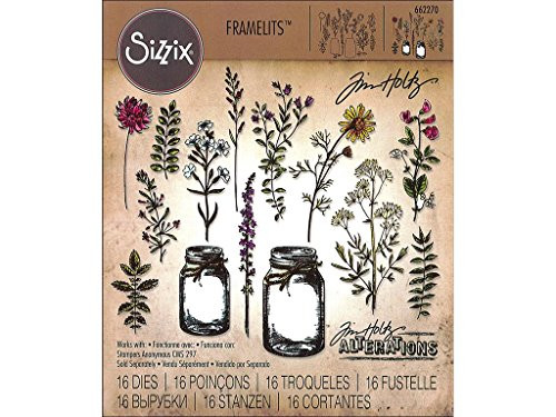 Sizzix Framelits Die Set 23PK - 662270 Flower Jar by Tim Holtz