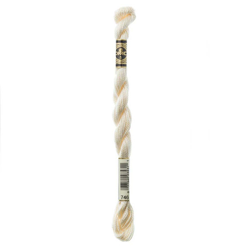 DMC 115 5-746 Pearl Cotton Skein Size 5746 27.3yd - OFF WHITE