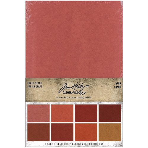 Tim Holtz Idea-Ology Kraft Stock - Warm