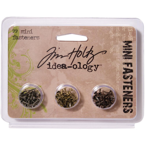 Tim Holtz Idea-Ology Metal Screw-Top Paper Fasteners .25"
