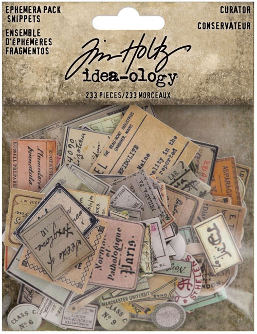 Tim Holtz Ephemera Pack Snippets Curator