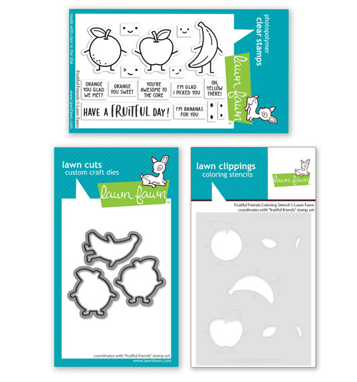 Lawn Fawn Stamps, Dies & Coloring Stencil Set - 
