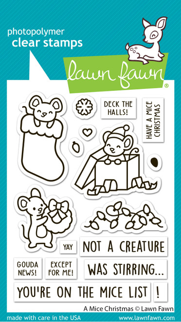 Lawn Fawn A Mice Christmas - Stamps LF4265
