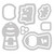 Sizzix Thinlits Die Set 10PK - 661127 Gumball Machine by Stephanie Barnard
