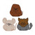 Sizzix Framelits Die Set 6PK w/Stamps - 662744 Mini Pudgies by Stephanie Barnard