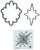Sizzix KLizardi Framelits Die/Stamp Christmas Star KL FramelitsDie/StampChristmas