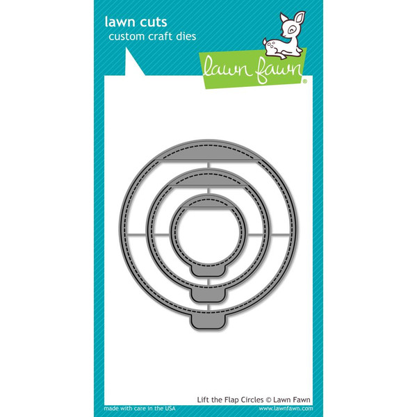 Lawn Fawn Lawn Cuts Custom Craft Die - LF1714 Lift The Flap Circles