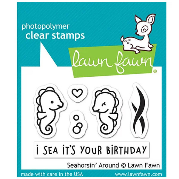 Lawn Fawn Stamps - Seahorsin' Around LF1967