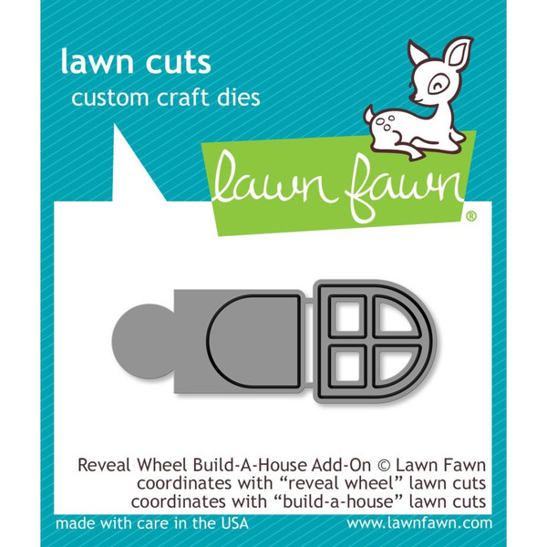 Lawn Fawn Lawn Cuts Custom Craft Die LF2049 Reveal Wheel Build-A-House Add-On