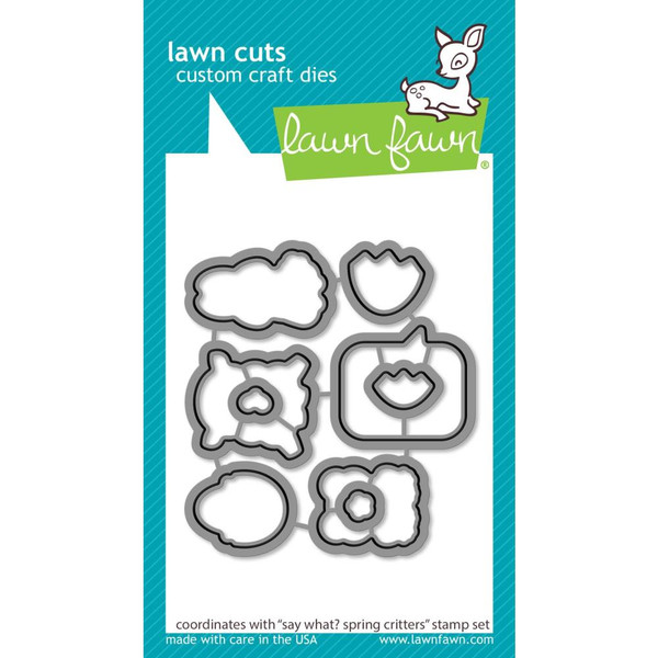 Lawn Fawn Craft Die - LF2229 Say What? Spring Critters