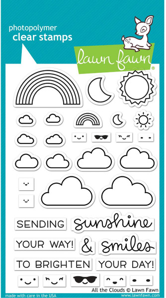 Lawn Fawn Clear Stamps LF2331 All the Clouds