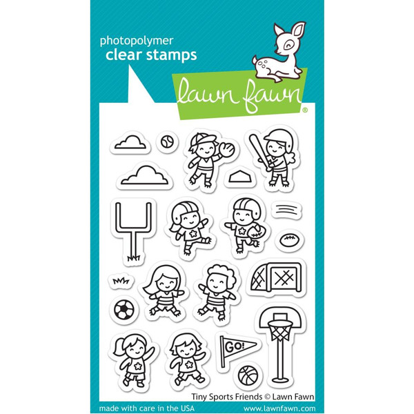 Lawn Fawn Clear Stamps Tiny Sports Friends LF2865