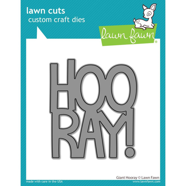 Lawn Fawn Custom Craft Die Giant Hooray LF2886