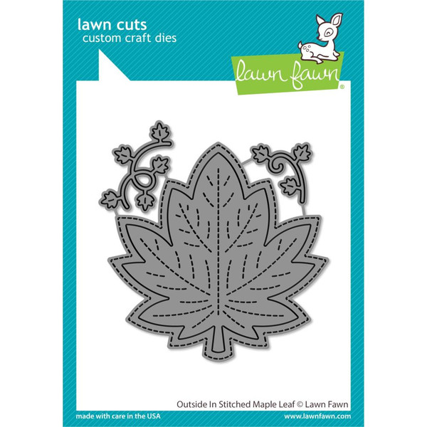 Outside In Stitched Maple Leaf Lawn Fawn Dies LF3248