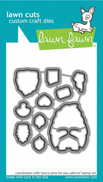Lawn Fawn Dies porcu-pine for you add-on - lawn cuts LF3302 Lawn Fawn Dies LF3302