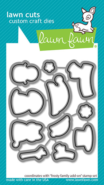Lawn Fawn Dies frosty family add-on LF3507