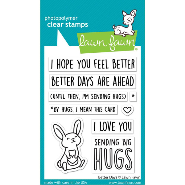 Lawn Fawn Clear Stamps 3"X4" Better Days LF2790