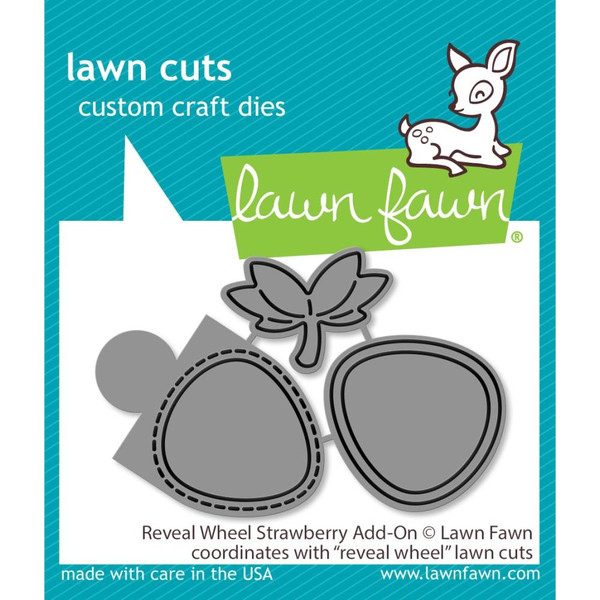 Lawn Cuts Custom Craft Die Reveal Wheel Strawberry Add-On LF2820