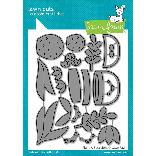 Lawn Cuts Custom Craft Die Plant-A-Succulent LF2805