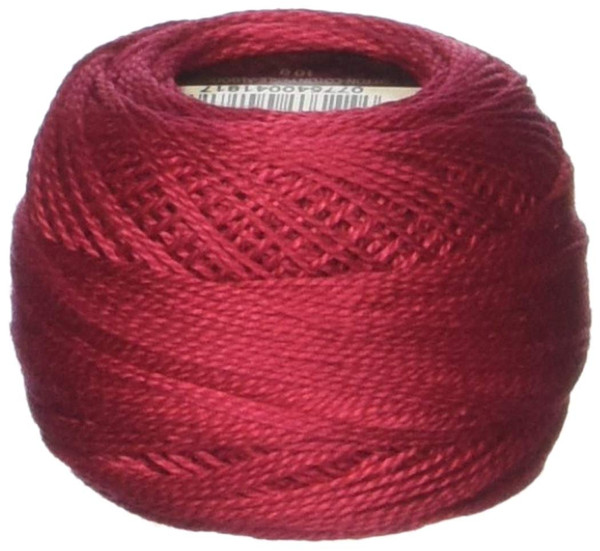 DMC 116 8-304 Pearl Cotton Thread Ball, Medium Red, Size 8