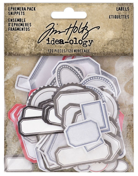 Tim Holtz Idea-ology Ephemera Pack Snippets Labels
