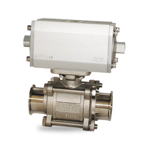 Pneumatic Ball Valves, Double Acting