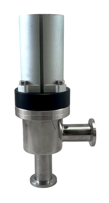 Pneumatic angle valve, KF16 Flange
