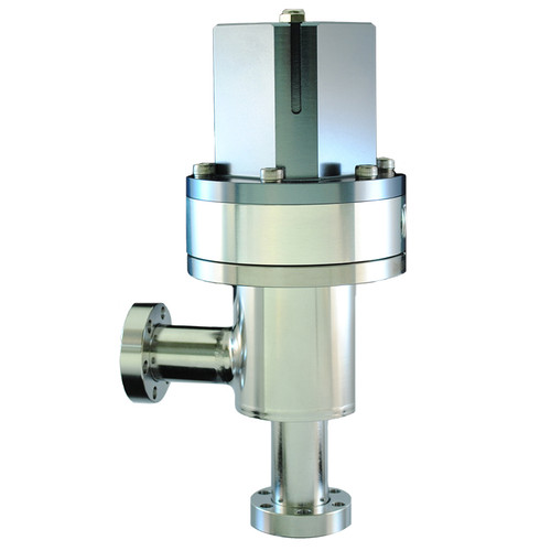 Pneumatic Angle Valve, CF6.00 Flange, Ultra High Vacuum