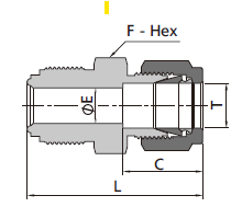 Body to Tube Fitting - Drawing