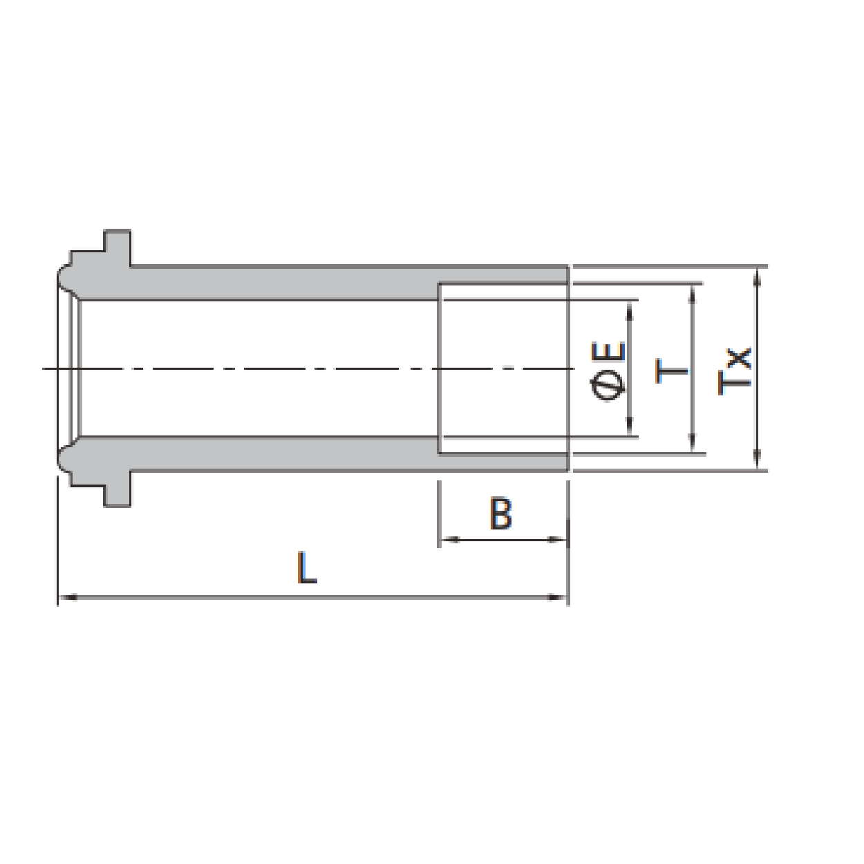 FR Gland to Tube Socket Weld - Drawing