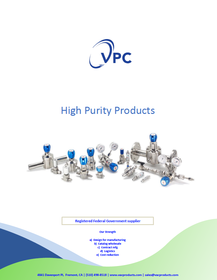 VPC Gas Delivery Catalog Cover
