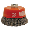 3-1/4 x 10mm High Performance Crimped Cup Brush for Angle Grinders - (JT554103)