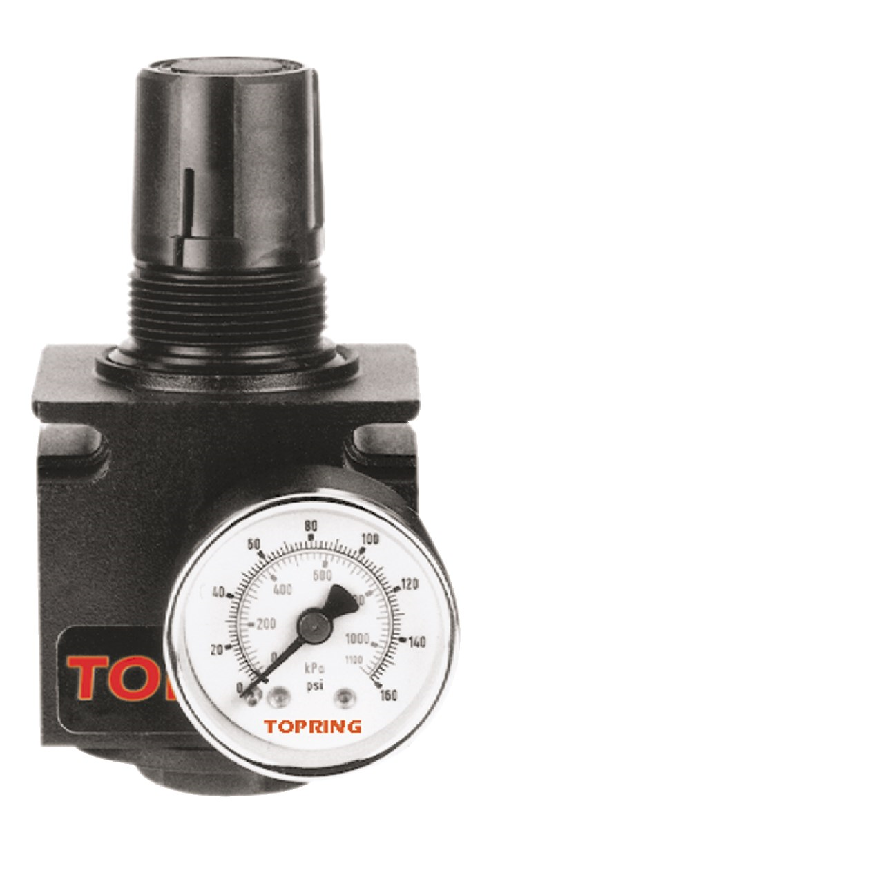 TOPRING Airflo 400 1//2 Air Compressor Regulator with Gauge and mounting Bracket