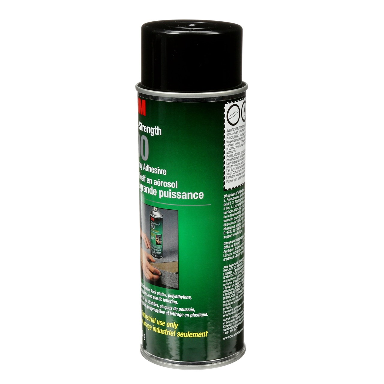 21200300233-709.7 mL (24 oz.) - Hi-Strength 90 Spray Adhesive, 3M  Industrial - Case of 12: : Industrial & Scientific