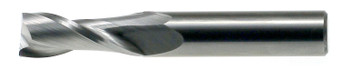 1/4 SOLID CARBIDE 2 FLUTE END MILL SINGLE END